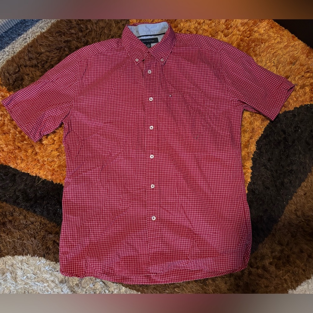 Tommy Hilfiger, Plaid, Button Down, Shirt